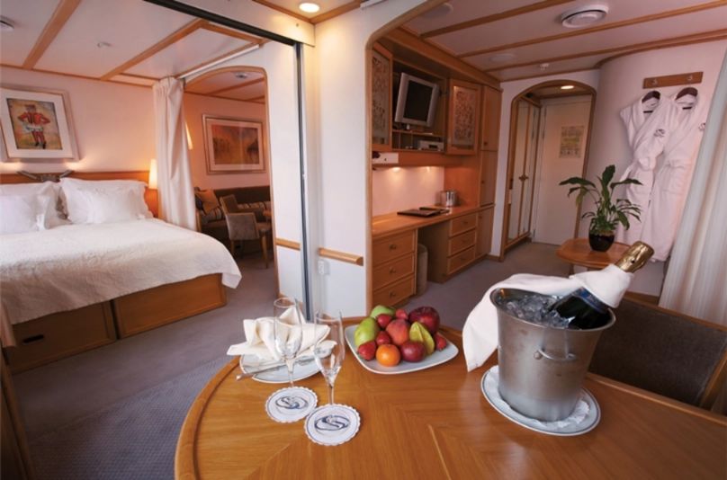 Commodore Suite, Xclusive Barbados, Luxe Yacht Cruise Barbados, Cruises, Jacht, Caraïbisch, Caribbean Cruise, SeaDream Yacht Cruise