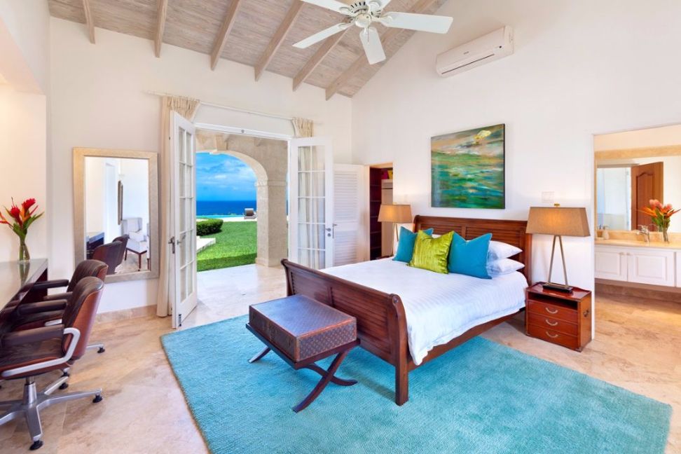 Slaapkamer met privé badkamer, Barbados, luxe vakantiehuis, 8 personen