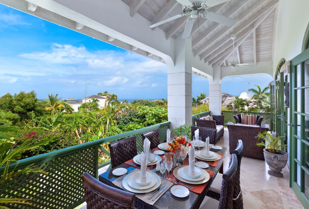 Balkon met zitplaatsen, 8 personen, resort vakantie-accommodatie, Sugar Hill Resort, 4 personen, 6 personen